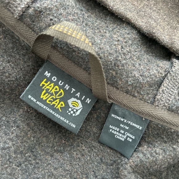 Mountain Hardware Brown Double-Breasted Hooded Jacket size medium - Picture 2 of 2